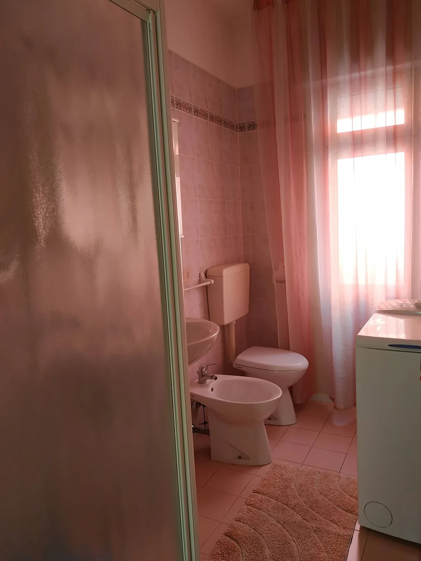 Appartamento 1: Bagno con box doccia e lavatrice